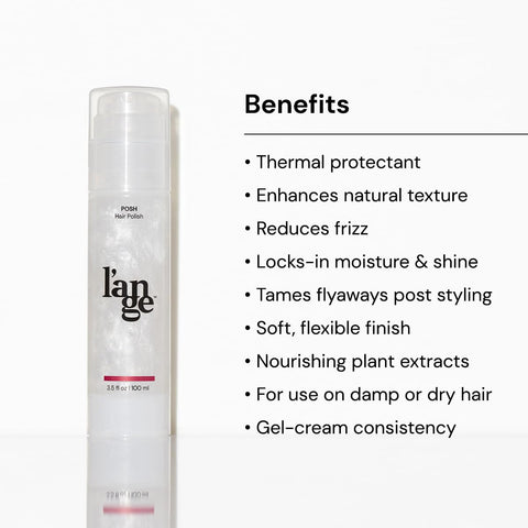 L'ANGE HAIR Posh Hair Polish | Helps Condition, Impart Shine, and Reduce Frizz | Paraben-Free Formula Enriched with Nourishing Botanicals