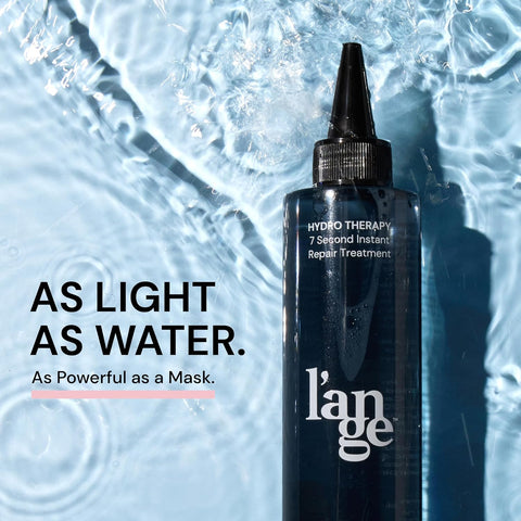 L'ANGE HAIR Hydro Therapy 7-Second Instant Repair | Hydrating & Moisturizing Lamellar Hair Care Treatment | Detangler, Gloss & Anti Frizz Hair Products | Paraben-Free & Safe for Colored Hair | 7 Second