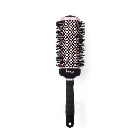 L'ANGE HAIR VolumePro Extra-Long Ceramic Ionic Round Brush, Black | For Blow Drying, Curling & Styling | Adds Volume, Reduces Frizz & Boosts Shine | Ideal for Extra-Long Hair (53mm)