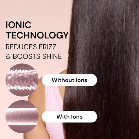 L’ANGE HAIR Axia HaloRing Ionic Hair Dryer | High Speed Professional Blow Dryer for Smooth, Frizz-Free Styles | Lightweight Brushless Motor with Concentrator & Wall Mount | 4 Heat Settings | Off-white